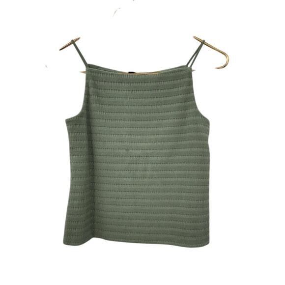 LNA Lena High Neck Tank Sage Square Neck Tank Top Green Size XS - Picture 3 of 8